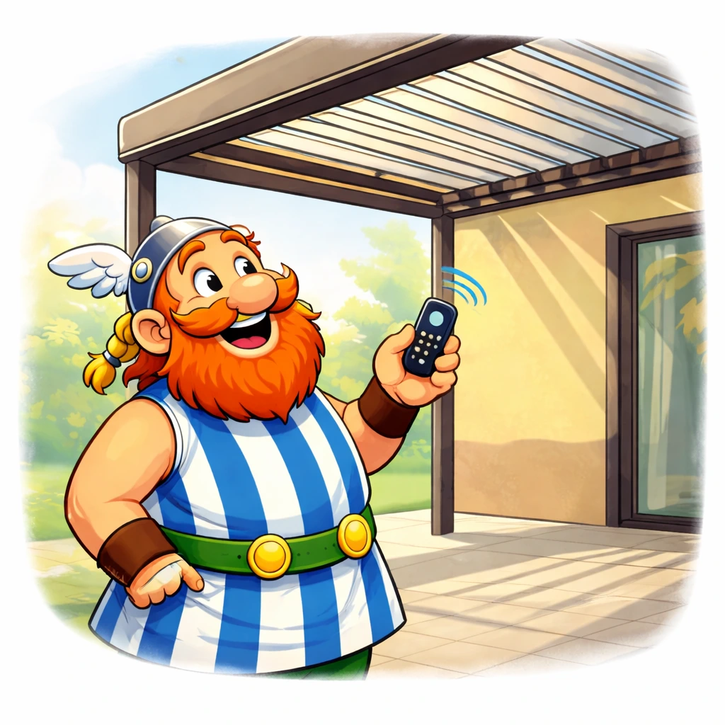 Panoravix règle une pergola